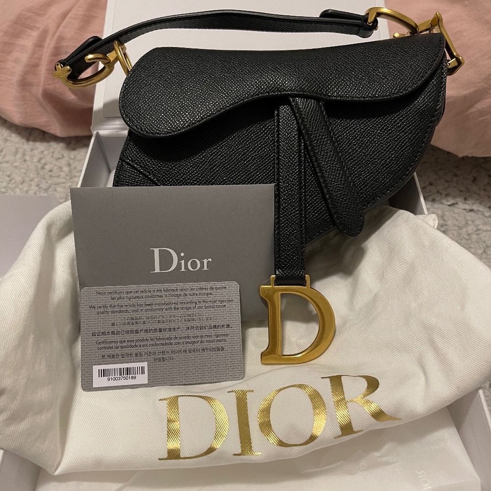 Dior mini sadle